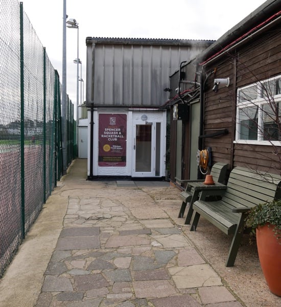 Spencer Squash Club Entrance